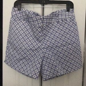 Blue and white 5 inch shorts